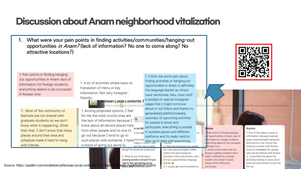 Discussion about Anam neighborhood vitalization.