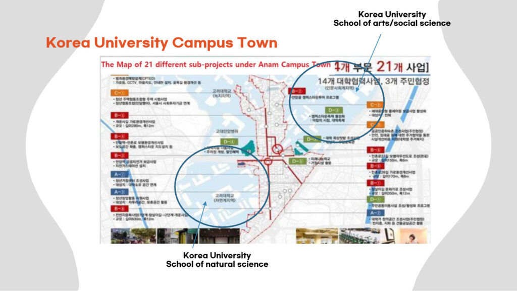 Korea University Campus Town.