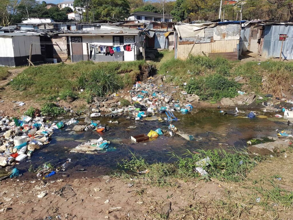 An example of informal settlements.