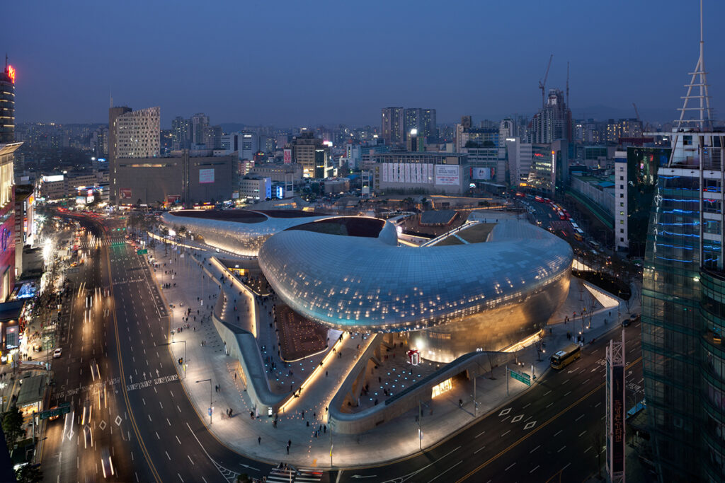 Dongdaemun Design Plaza.