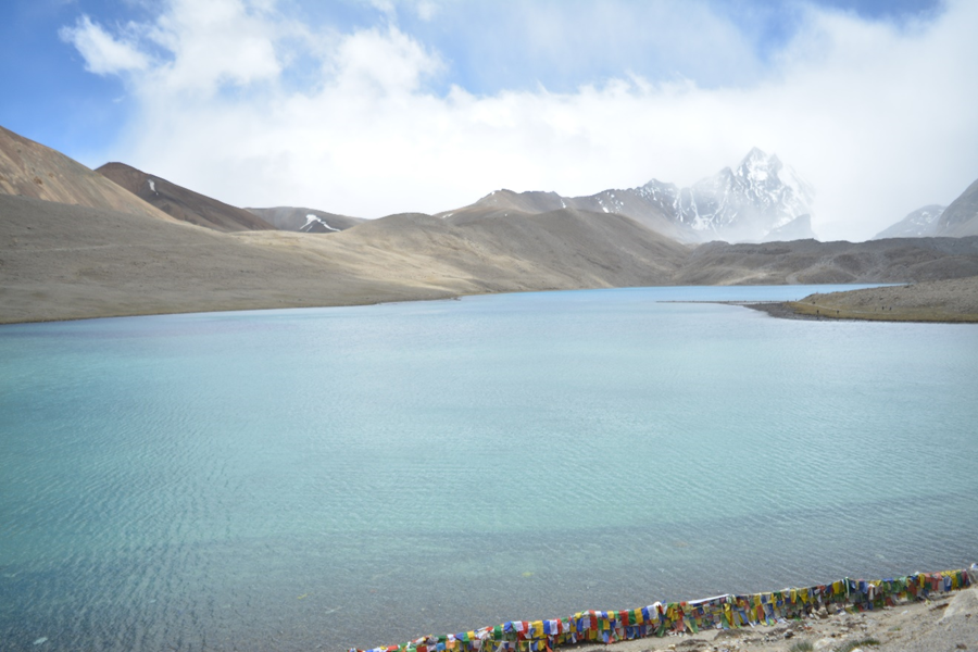 High-altitude Lake Gurudongmar in Sikkim